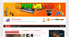 Desktop Screenshot of divierten.com